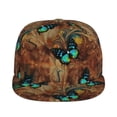 thumbnail image 2 of Easygdp Vintage Butterfly Green Baseball Cap with Adjustable Flat Suitable for Head Circumference 22.4-23.6 in, 2 of 9