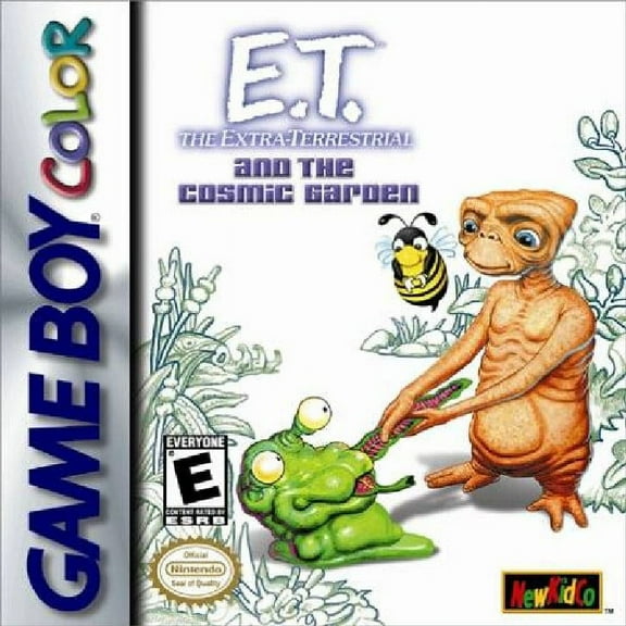 Restored E.T. The Extra-Terrestrial and the Cosmic Garden (Nintendo Gameboy Color, 2002) Adventure Game (Refurbished)