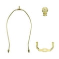 thumbnail image 4 of Kit de arpa de lámpara de 9.25 pulgadas Uxcell con soporte de pantalla de lámpara tono dorado 1 juego, 4 of 6