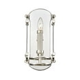 thumbnail image 2 of Elk Home 7-Inch Wide Bergamo Sconce, Contemporary, Polished Nickel, 2 of 5