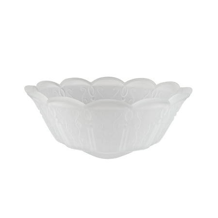 

Aspen Creative 23521-11 Frosted Glass Shade for Medium Base Socket Torchiere Lamp Swag Lamp and Pendant& Island Fixture.11-5/8 Diameter x 5 Height.