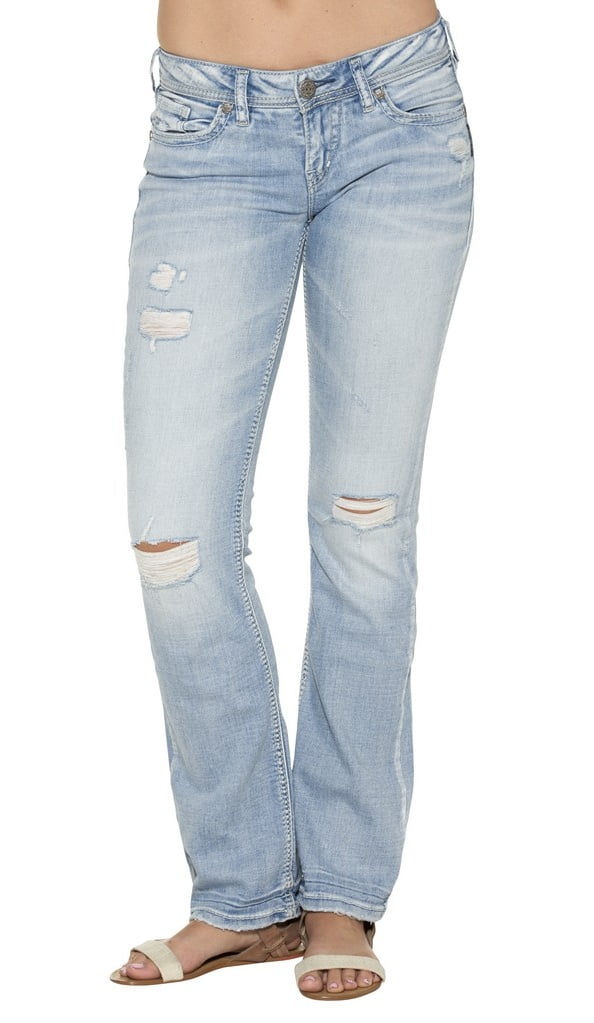womens light wash bootcut jeans