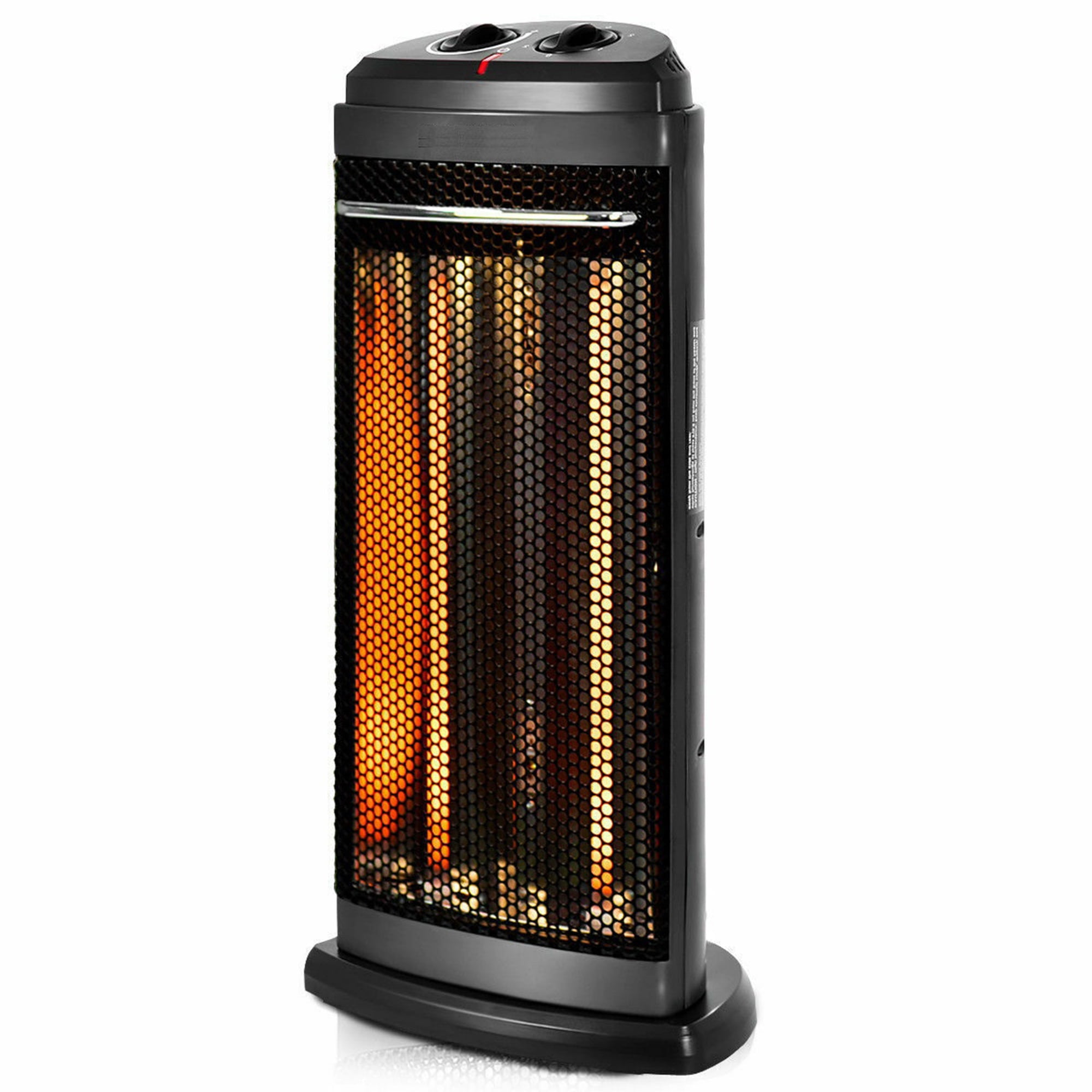 Gymax Quartz Heater Electric Radiant Tower Space Heater w/ Adjustable