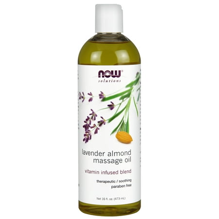 NOW Solutions, Lavender Almond Massage Oil,