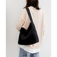 thumbnail image 3 of PIKADINGNIS Women Canvas Tote Purse Handbags Shoulder Bag Casual Work School Shopper Hobo Top Handle Handbag, 3 of 6