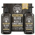 thumbnail image 1 of Limpiador y acondicionador para barba Viking Revolution, 500 ml, vainilla especiada, 1 of 6