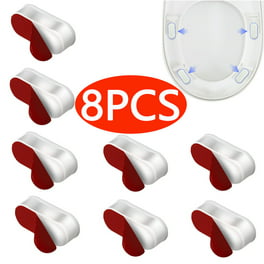 Buy 5Pcs/Set Toilet Seat Bumper Replacement Kit Silicone Toilet Seat Buffer  Transparent Toilet Lid Rubber Pad with Strong Adhesive for Home, Hotels,  School Toilet Online at desertcartINDIA