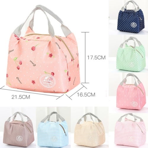 New Portable Thermal Insulated Lunch Container Lunch Box Storage Bag Picnic