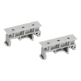 thumbnail image 1 of Unique Bargains PCB DIN Rail Mounting Bracket Carrier Clips, for 35mm DIN Rail Gray, 2 Sets, 1 of 4