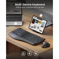 thumbnail image 4 of Teclado ProtoArc EK01 Plus retroiluminado Bluetooth Ergonómico, 4 of 8