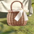 thumbnail image 4 of Handwoven Rattan Flower Planter Boho Home Indoor Outdoor Hanging Holder For Garden Patio Balcony, 4 of 8
