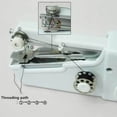 thumbnail image 4 of DIY Tailor Dressmaker Portable Household Hand Stitch Electric Mini Handheld Sewing Machine Gift, 4 of 7