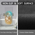 Beach Seashell Bathroom Rugs Non Slip Washable Super Absorbent Bath Mat Quick Dry Shower Rubber