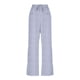 thumbnail image 4 of Amzcrzy Pantalones Mujer A Rayas Informales Cintura Alta Cordón Elástico Tipo Bóxer Cómodos Holgados Anchos Con Bolsillos Tallas S-2XL Azul, 4 of 9