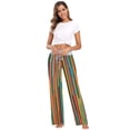 thumbnail image 6 of Large Women's Comfy Casual Pajama Pants Stretch Fabric Suitable for Yoga Pants Hippie Pants，The Best Holiday Gifts for Women Color Stripes, 6 of 7