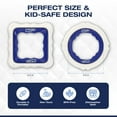 thumbnail image 3 of Uncrustable Sandwich Cutters for Kids Lunch, Sandwich Cutter And Sealer To Make Crustless PBJ, Decruster Sandwich Maker for Kids Boys Girls Lunch Accessories, Dishwasher Safe, Round & Square, 3 of 8