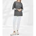 thumbnail image 4 of Long Sleeve Women's Oversized T Shirts Loose Casual Crewneck Tunic Tops Soft Blouse, 4 of 6