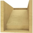 thumbnail image 4 of 10"W x 20"D x 10"H Wide Burlington Rough Cedar Woodgrain TimberThane Corbel, Primed Tan, 4 of 6
