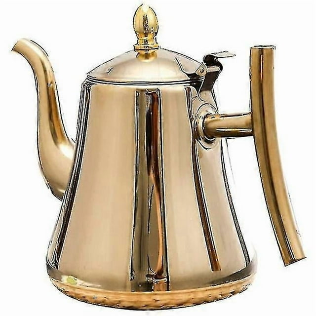 Stainless Steel Teapot, 2l Teapot with Removable Infuser Kitchenware