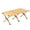 Natural, variant on UNICOO® Bamboo Folding Picnic Table, Portable Camping Table W/Carry Bag, Low Height Foldable BBQ Roll Up Table, Beach Table for Indoor & Outdoor Party, BBQ and Hiking (4 FT, Nature)