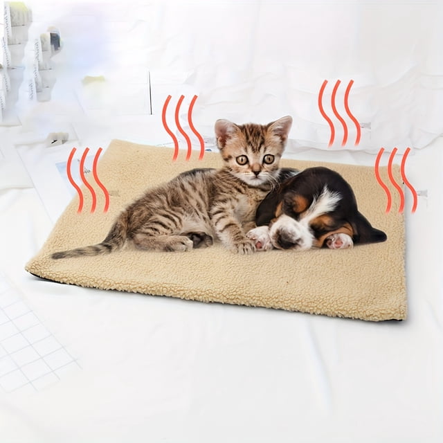 SNNROO 1pc Self Heating Dog Mat Non-Electric Pet Warming Pad Self Warming Dogs Warming Mat