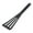 Black, variant on Wovilon Silicone Turner Silicone Spatula Fish Spatula for Nonstick Cookware, Slotted Spatula Turner with Heat Resistants Silicone Handle for Cooking