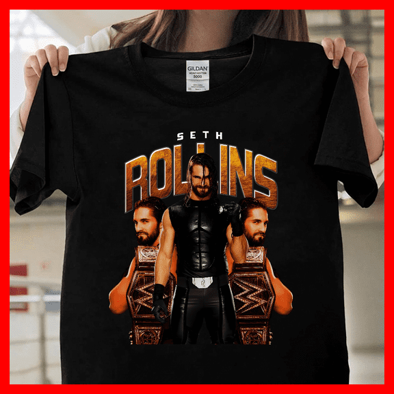 Seth Rollins WWE Graphic Vintage Wrestling Sport Retro Fan Aesthetic T1187 Unisex Graphic T-Shirt Soft Cotton, Sizes S-5XL