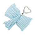 thumbnail image 6 of Unique Bargains 1 Pc Handbag Charm Plaid Bow Handbag Accessories Lake Blue, 6 of 6