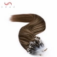 thumbnail image 2 of SEGO Micro Loop Real Thick Human Hair Extensions 50 Strands Invisible Micro Ring Beads Remy Thick Hair, 2 of 8
