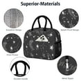 thumbnail image 4 of Lunch Bag Lunch Box for Women Reusable Insulated Lunch Bags,Water-Resistant Gothic Cooler Lunch Tote Bag, Large Capacity for Work Travel Picnic, 4 of 6