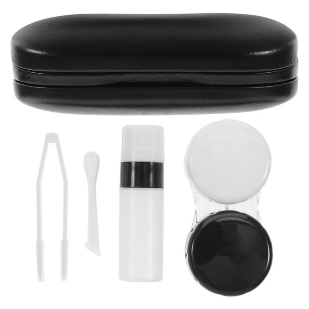 ColoMX 1 conjunto de gafas de doble propósito recipiente organizador de lentes de lente de cáscara de gafas para el hogar