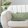 thumbnail image 2 of Sage Green Pillow Covers 12x20 Set of 2 Sage Cream Bohemian Ethnic Carpet Boho Style Pattern Decorative Lumbar Throw Pillows Outdoor Rectangle Cushion Cases Farmhouse Decor for Home Sofa Bed, 2 of 6