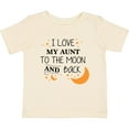 thumbnail image 3 of Inktastic I Love My Aunt to the Moon and Back Boys or Girls Baby T-Shirt, 3 of 5