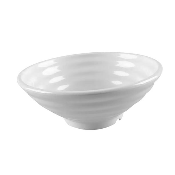 Tazón de melamina Macarena para Fideos Grandes 15x5.6cm Color Blanco