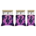 thumbnail image 4 of Whimsigoth Dragon Bed Cover, Duvet or Comforter, Pastel Goth Music Bedding Set,, 4 of 7