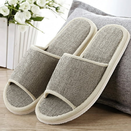 Womens Mens Couples Fashion Casual Home Slippers Indoor Floor Flat Shoes Sandals