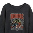 thumbnail image 3 of Marvel The Avengers - Band Tee Style - Women's French Terry Pullover Long Sleeve Shirt, 3 of 5