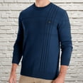 thumbnail image 2 of Feancey Mens Lightweight Sweaters Soft Crewneck Knit Pullover Regular Fit Casual Knitted Jumper Tops Fall Thin Fashion Sweater Shirts Blue XL, 2 of 6