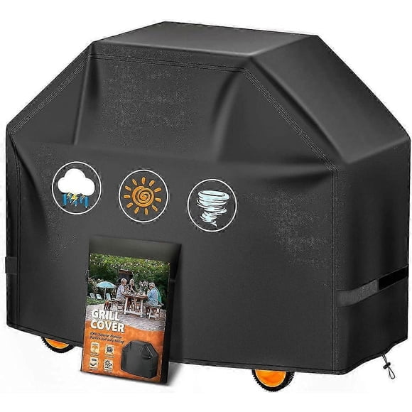 high quality Grill Cover 58 Inch, Superior BBQ Cover for Weber Genesis 300 Series Grill, 600D Outdoor Grill Cover for Dyna-glo, Char-Broil, Nexgrill