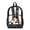 Cat Phone Relaxing, variant on Whosucclay Cat Pattern See Through Book Bag Transparent Durable Transparent Backpack with Wide Shoulder Straps PVC, Kindergarten Elementary Bookbag for Girls Boys