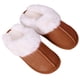 thumbnail image 1 of DQrwqpou Pantuflas Térmicas Planas Pantuflas Peludas Antideslizantes para Hombre Mujer (Marrón 44-45), 1 of 8