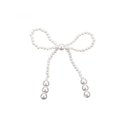 thumbnail image 2 of Moonsky 6PCS Pearl Bow String Cake Toppers with Pearl Decor for Wedding Party White 6PCS, 2 of 7