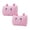 A766 Pink 11.8x7.9" 2Pack, variant on 2Pcs Kids Cartoon Hand Pillow, Cute Plush Animal Hand Warmer Rest Weak Hero Arm Pillow, Children'S Throw Pillows Cushions For Students To Take A Nap, Travel Essentials- Non-Electrical Arm Support