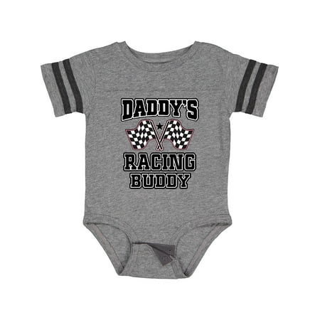 

Inktastic Racing Buddy Girls Car Flags Gift Baby Girl Bodysuit
