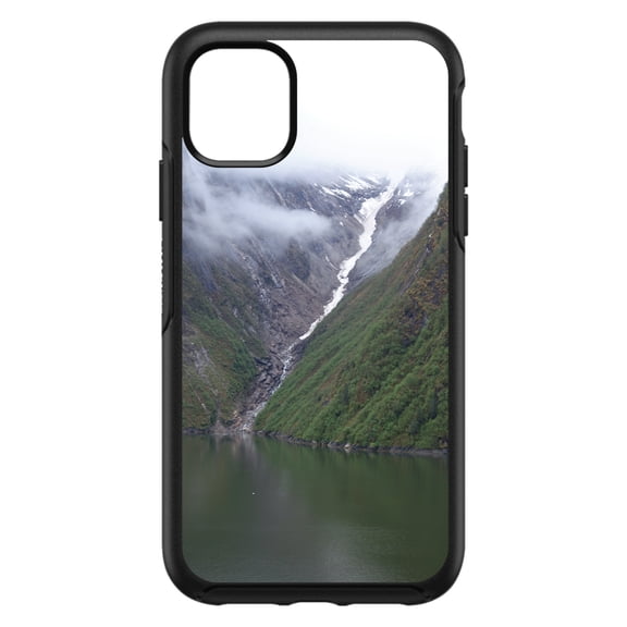 DistinctInk Custom SKIN / DECAL compatible with OtterBox Symmetry for iPhone 11 Pro MAX (6.5" Screen) - Tracy Arm Fjord Waterfall