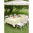 thumbnail image 4 of Outdoor Tablecloth with Umbrella Hole for Patio/Picnic/Party/Camping, Yellow Lemon Waterproof Table Cloth Rectangle Table Cover Washable, Summer Farmhouse Fruits Leaves Lemon (60"x 120"), 4 of 8