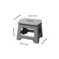 thumbnail image 3 of Ohmyroo Folding Plastic Step Stool Portable Sturdy For Daily Home Use, 3 of 6