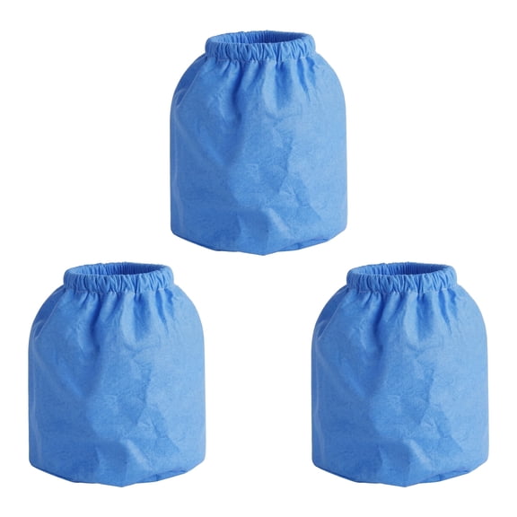 WORKPRO 3PCS Non-woven Filter Bags (For W125442A 1.5 Gallon Wet/Dry Vacuum  Cleaner)