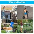 thumbnail image 5 of WADEO Portable Shower for Camping, Outdoor Electric Shower Rechargeable Pump with Intelligent Digital Display, 20L Collapsible Bucket, Two Shower Heads for Camping, Hiking, Traveling, Washing, 5 of 10