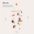 thumbnail image 3 of Handmade Felt Baby Mobile Nursery Decor Girl Boy Hanging Changing Table Crib Stair Playpen I Little, 3 of 5
